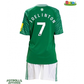 Newcastle United Joelinton #7 Bortaställ Barn 2025-26 Kortärmad (+ Korta byxor)